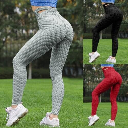 Women Leggings Anti Cellulite Fashion Solid Color Yoga Pants Plus Size Casual High Waist Sport Pants Womens Clothing E2
