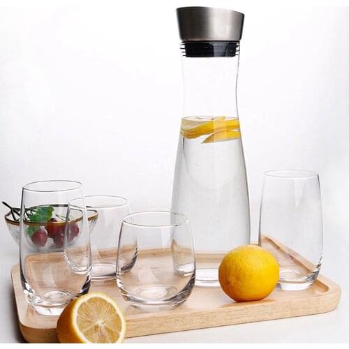 1.2L Acrylic Transparent Juice Bottle Transparent Juice Bottle Water Jug Juice Jug with Lid
