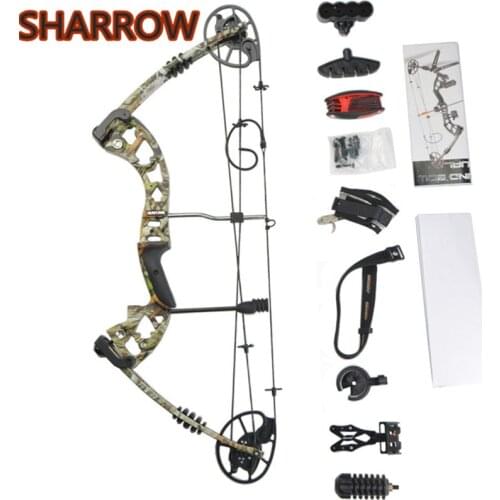 1Set 30-70lbs Compound Bow Kit Adjustable Adult Archery Equipment Right Hand Hunting Bow For Outdoor Archery Hunting Shooting