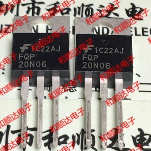 10pcs/lot FQP20N06 New stock TO-220 20A 60V