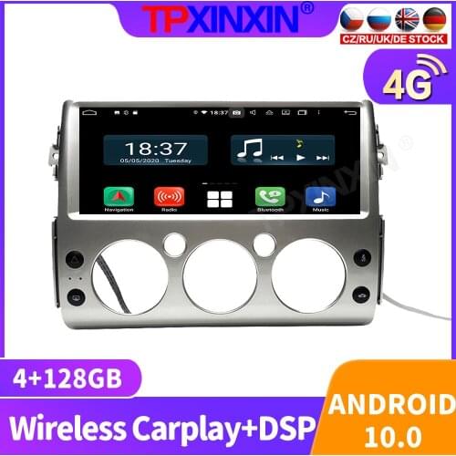12.3" Android 10.0 Car Radio For Toyota FJ Cruiser 2007 - 2017 Multimedia Video DVD Player Navigation GPS Accessories Auto 2 din