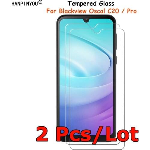 2 Pcs/Lot For Blackview Oscal C20 6.088" Tempered Glass Screen Protector Explosion-proof Protective Film Guard