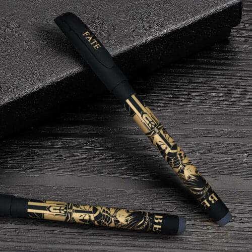 Anime Fate/stay night DATE A LIVE Lan Wangji Wei Wuxian Metal Stationery Sign Ballpoint Gel Pen Yuji Itadori Rollerball Pen Gift