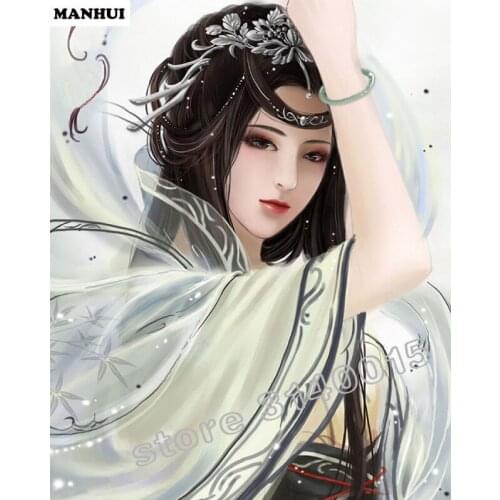 Ancient beauty Diamond Painting Cross Stitch Diamond Embroidery 5D Diy Diamond Mosaic Picture Rhinestones Full Gift Resin BEF183