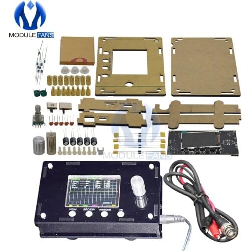 Mini Digital Oscilloscope Tester DSO328 1MSPS 2.4 inch TFT LCD Atmega328p STM32 12-Bit Probe BNC Byond DSO138 DSO311 DIY Kit