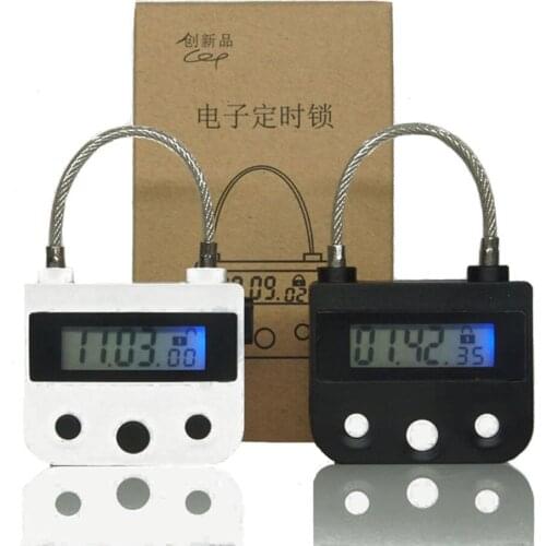 Digital Timer Switch, USB Rechargeable Time Switch Lock Padlock For BDSM Bondage Accessories ,Adult Sex Toys For Couple