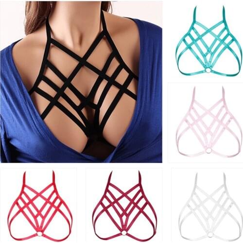 Women Body Bondage Cage Sculpting Harness Waist Belt Straps Suspenders Belt Harajuku Elasticity Body Harness Tight Strap