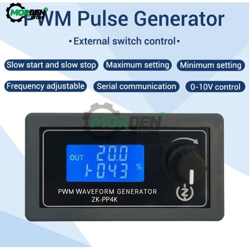 Dropship LCD Display Motor Controller PWM Pulse Generator Motor Speed Control Dimming Controller PP4K