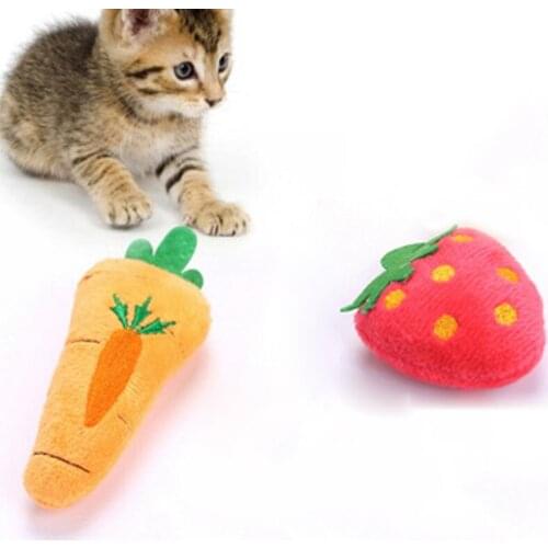 Teeth Grinding Catnip Toys Pet Cat Chew Toy Interactive Plush Cat Toy Pet Kitten Chewing Vocal Toy Claws Bite Cat Mint For Cats