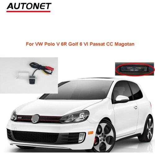 Autonet Rear view camera For VW Polo V 6R Golf 6 VI Passat CC Magotan night view backup camera /license plate camera