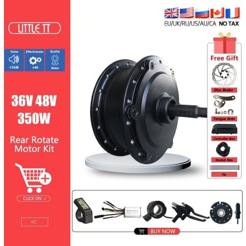 Ebike Kit 36V 350W 48V 350W 16-29inch 700C EBike Brushless Hub Motor Bike Rear Rotate Wheel For Electric Bike Conversion Kit
