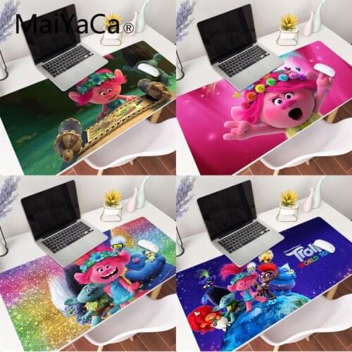 MaiYaCa Trolls World Tour mouse pad gamer play mats Gaming Mouse Mat xl xxl 700x300mm for Child and Adult Desk Mat