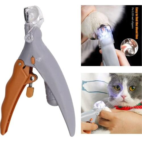 Pet Clipper, Pet Scissor Safe with LED Light, Nail Care Tool for Pet Care for