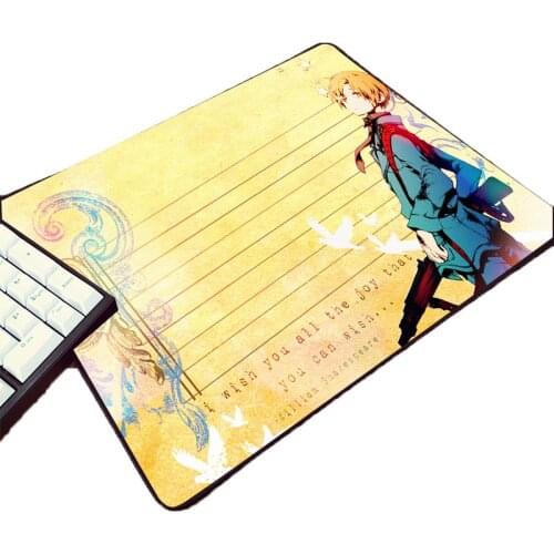 Cute Beautiful Creative Anime Hetalia Axis Powers Mousepad America Pattern Diy Cuntomized Small Mini Pc Computer Pad