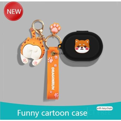 For Edifier Xemal X5 X6 Cartoon dog Wireless Bluetooth Earphone Case Charging box soft shockproof Cover XemalX6 Case