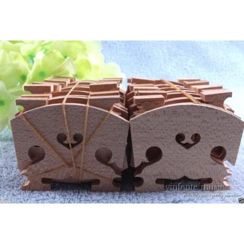 New 10pcs 16inch Viola bridge Baroque 16inch Viola Bridge fine Flame maple Viola parts & accessories