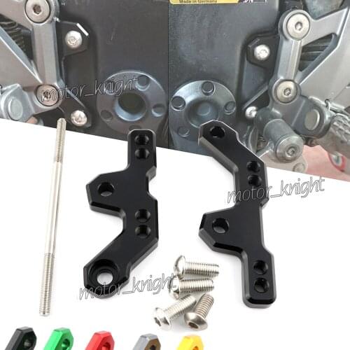 Motorcycle CNC Foot Pegs Rear Rearset Base For Kawasaki NINJA 250 NINJA300 ZX-300R Z250 Z300