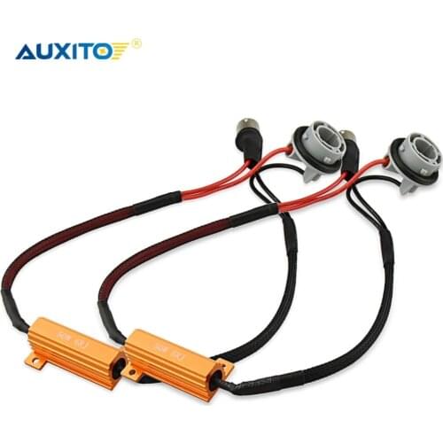 2Pcs 1156 BA15S 7443 7440 1157 3156 3157 Canbus Turn Signal Wiring No Error Flash Load Resistors Decoder Warning Error Canceller