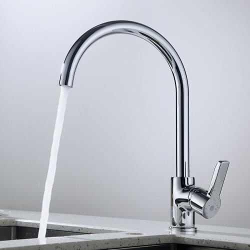Gooseneck Cold Hot High Kitchen Mixer Gourmet Single Lever Kitchen Faucet Brass Water Tap Sinks Faucet Kitchen Retro Faucet