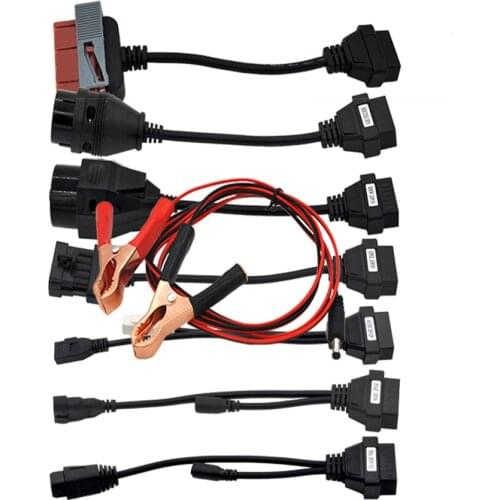 Super price!!! Car OBD II Diagnostic 8pc per set car cable TRUCK CABLE fopro plus cable with Free shipping
