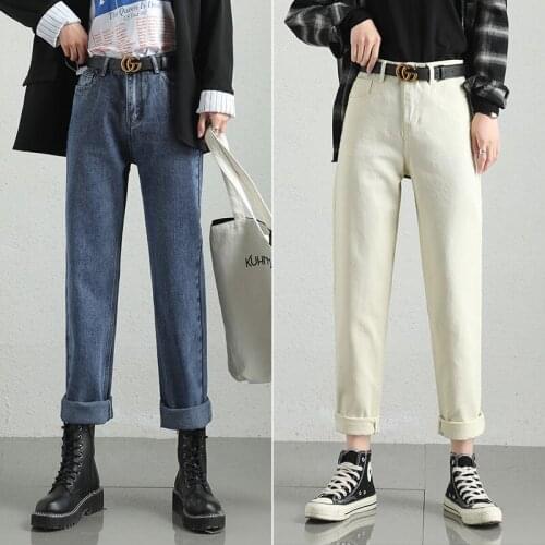 Wide Leg Jeans Women Long Solid Vintage Elegant All-match Casual Womens Trousers Korean Style Ladies Harajuku Chic Fashion Daily