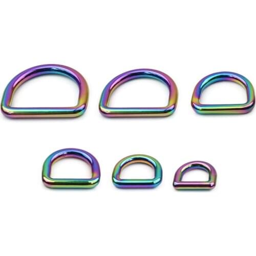 10-15pcs Webbing D Ring For Bag Accessory Belt Loop Buckle Clothing Bag Decoration Zinc Alloy D-shaped Buckle Bag Hardware