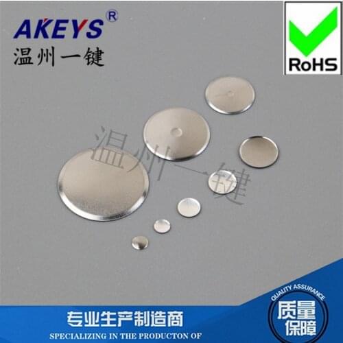 100PCS round without dots Pot slices Buttons without feet Round reset switch Touch switch Micro-movement membrane switch