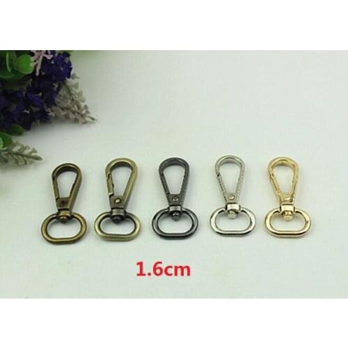 20 pcs/lot) factory direct luggage handbag hardware accessories inner diameter 1.6cm shoulder strap spring hook