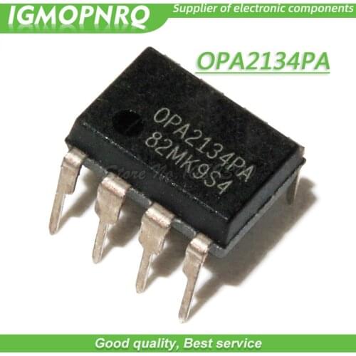 5pcs OPA2134P OPA2134PA OPA2134 DIP-8 Audio Amplifiers SoundPlus(TM) Hi-Perf Aud Oper Amp new original