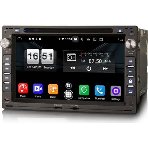 7" Android 10.0 OS Car DVD Multimedia Navigation GPS Radio Player for Skoda Octavia 1997-2004 Fabia 1999-2003 Superb 2001-2008