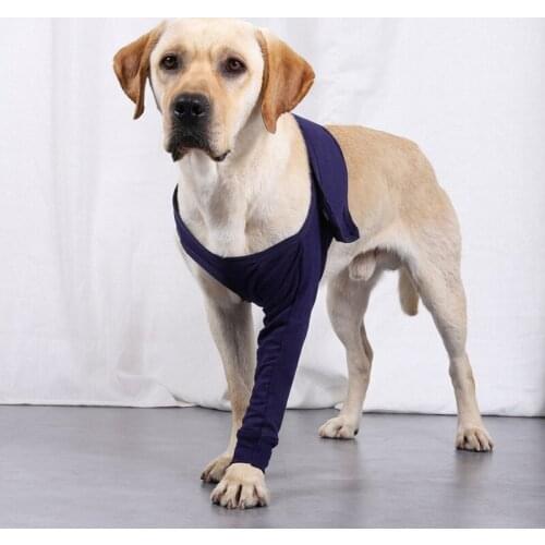 8 Sizes Dog Anti-licking Protector Sleeve Pet Dog Support Brace for Front Leg Hock Joint Wrap Breathable Injury Recover Legs Pad