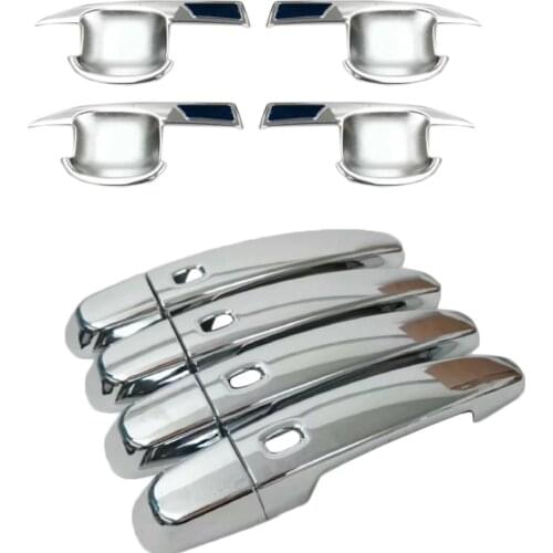 8Pcs Door handle cover Decoration Trim ABS chrome Exterior decoration products accessory For Chevrolet Holden Equinox 2018