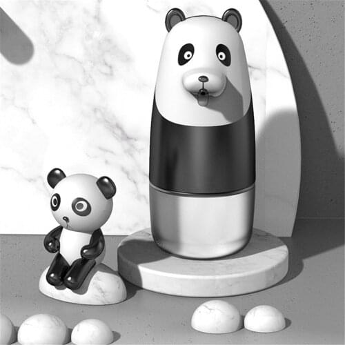 Cute Panda Automatic Hand Soap Dispenser Induction Foaming Soap Dispenser Liquid Soap Dispenser Hand Washer Bathroom Supplies