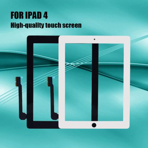 For Apple iPad 4 Touch Screen A1458 A1459 A1460 Replacement Digitizer Sensor Glass Panel New LCD Outer