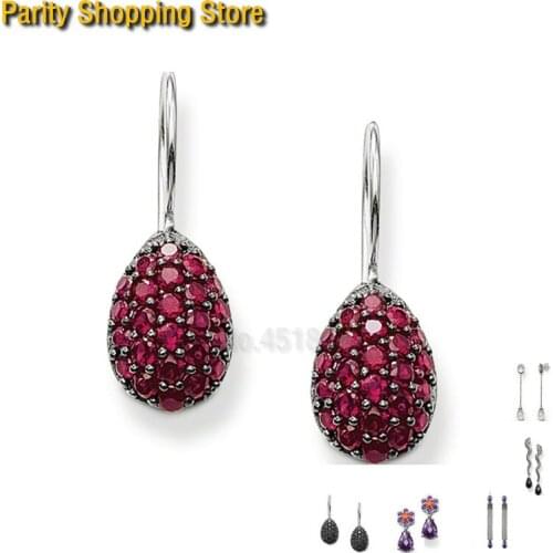 EG1225 Flattering Clip Earrings Euro-American style Glam And Soul Good Silver Jewerly For Women 2015 Ts Gift 925 Sterling silver