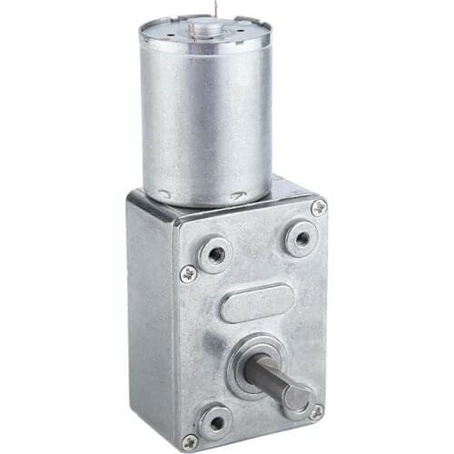 Electric DC 12V Gear Reduction Motor Mayitr Worm Reversible High Torque 10KG.CM Turbo Micro Geared Motors 2-100RPM