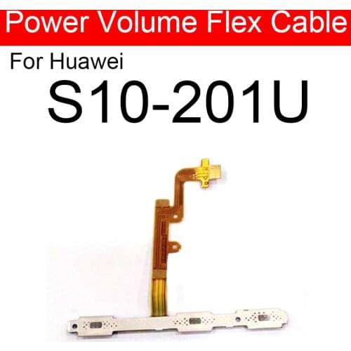 Power & Volume Flex Cable For Huawei S10-201U Power Button Switch For Huawei MediaPad 10 Link Volume Key Flex Cable Replacement