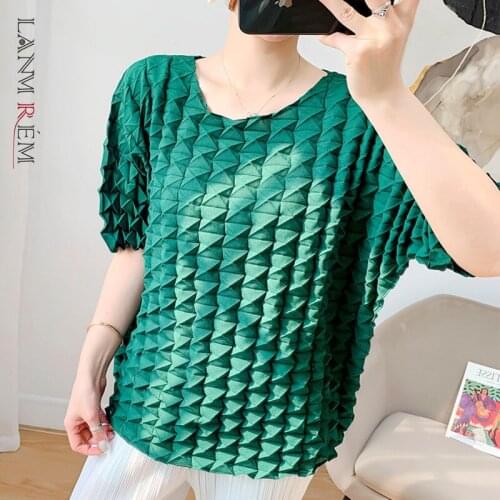 Женские футболки с коротким рукавом LANMREM China At AliExpress