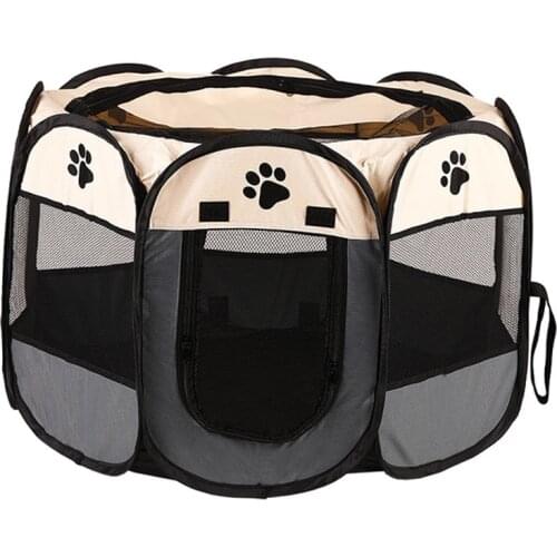 Pet Dog Bed Cat House Cave Waterproof Kennel Mat For Pet Puppy Winter Foldable Cat Pet Thickened Cat Nest Tent Cabin Outdoor