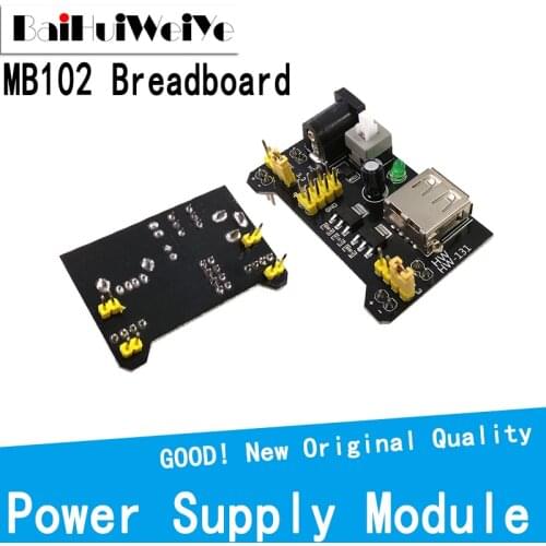 MB102 Breadboard Power Supply Module 3.3V 5V MB-102 Solderless Bread Board DIY 2015 New dedicated power module 3.3V 5V