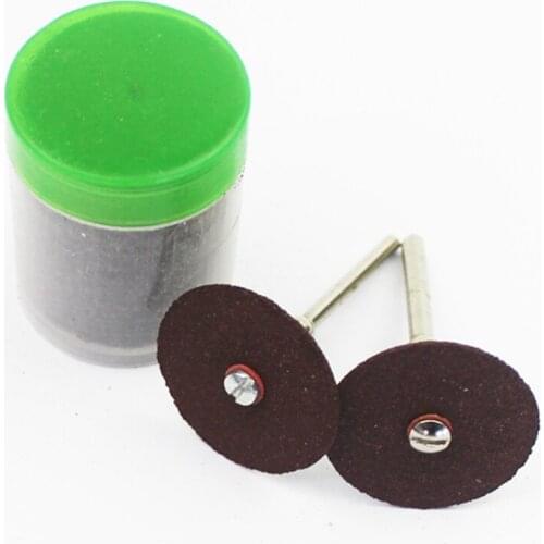 1set Mini Resin Grinding Wheel Slice Small cutting Double mesh grinding plate Electric grinding accessories 2.35mm / 3mm Handle
