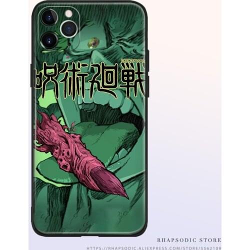 Jujutsu Kaisen Anime Soft Silicone TPU Phone Case Cover Shell For iPhone SE 6 6s 7 8 Plus X XR XS 11 12 Mini Pro Max
