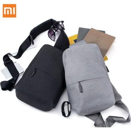 Xiaomi Sling Chest Bag Urban Leisure Shoulder Bag 4L Waterproof Unisex Rucksack Sport Backpack for men women travel outdoor