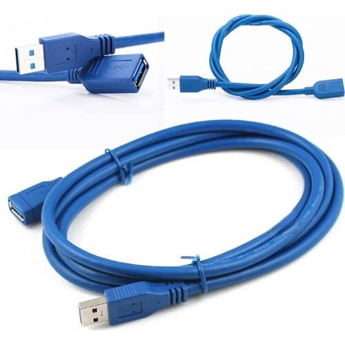 New 1.8M 6FT USB 3.0 Male to Female Extension Data Cord Cable 5Gbps Super Speed