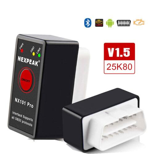 NEXPEAK NX101PRO Elm327 Bluetooth V1.5 Engine code reader Mini OBD2 Scanner Car Diagnostic Tool OBD 2 Auto Scanner