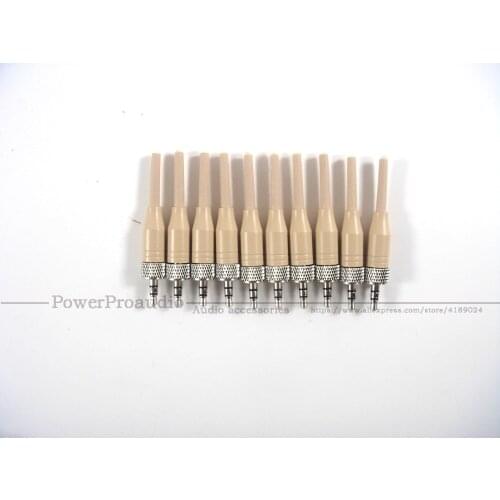 10 pcs 3.5mm Stereo Screw Lock Connector for Sennheiser EW100 EW300 EW500 G1 2 3 Sony Saramonic Microphone Spare Plug Adapter