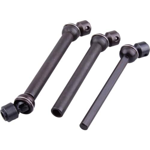 2 Sets Hard Steel Universal Drive Shaft 110mm-150mm fit for SCX10 D90 RC4WD Crawler Built-in Anti-shedding