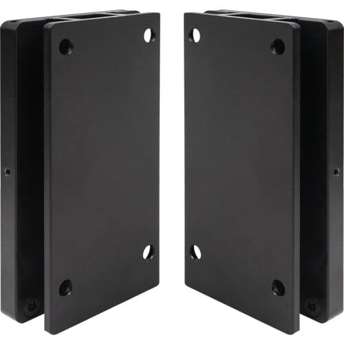 Sound Town 2-Pack Universal Speaker Wall Mount Brackets, 4.25" x 2" Mounting Template, Black (CWB-1-PAIR)