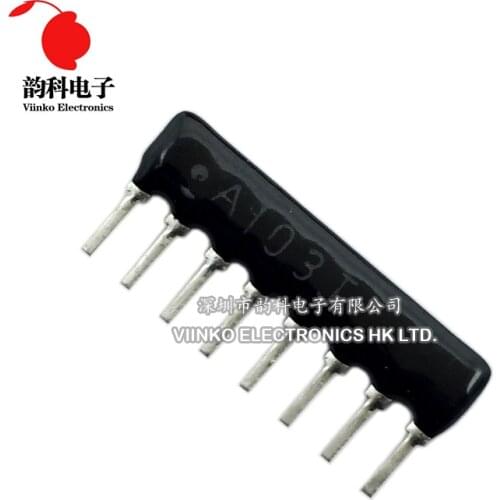 20pcs DIP exclusion Network Resistor array 8pin 47 100 220 300 330 470 510 1K 1.5K 2.2K 4.7K 6.8K 10K 20K 22K 33K 47K 100K ohm