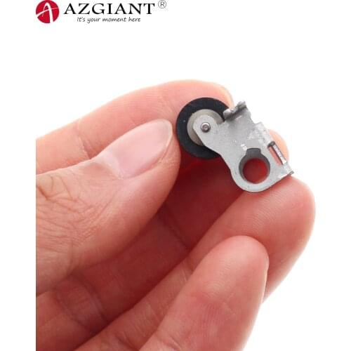 6Pcs/Lot Diameter 10mm Pressure Belt Wheel Pulley Recorder Movement cassette deck Pinch Roller Card Seat Audio Tape Amplifier